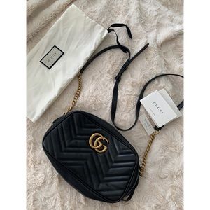 Gucci GG Marmont Metalasse Small Shoulder Bag